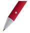 Ручка шариковая Button Up красная с белым
