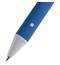Ручка шариковая Button Up синяя с белым