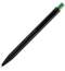 Ручка шариковая Chromatic черная с зеленым