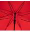 Зонт-трость Undercolor с цветными спицами красный