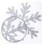Украшение для окон и стекла ЗОЛОТАЯ СКАЗКА "Серебристые снежинки 1", 30х38 см, ПВХ