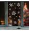 Украшение для окон и стекла ЗОЛОТАЯ СКАЗКА "Серебристые снежинки 2", 30х38 см, ПВХ