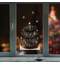 Украшение для окон и стекла ЗОЛОТАЯ СКАЗКА "Новогодняя ёлочка", 30х38 см, ПВХ