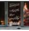 Украшение для окон и стекла ЗОЛОТАЯ СКАЗКА "Новогодняя ночь в городе", 30х38 см, ПВХ