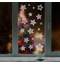 Украшение для окон и стекла ЗОЛОТАЯ СКАЗКА "Цветные снежинки 3", 30х38 см, ПВХ