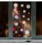 Украшение для окон и стекла ЗОЛОТАЯ СКАЗКА "Цветные снежинки 4", 30х38 см, ПВХ