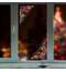 Украшение для окон и стекла ЗОЛОТАЯ СКАЗКА "Новогодняя композиция 4", 30х38 см, ПВХ