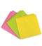 Салфетка универсальная, плотная микрофибра, 30х30 см, ассорти (желтая, зеленая, розовая), Лайма