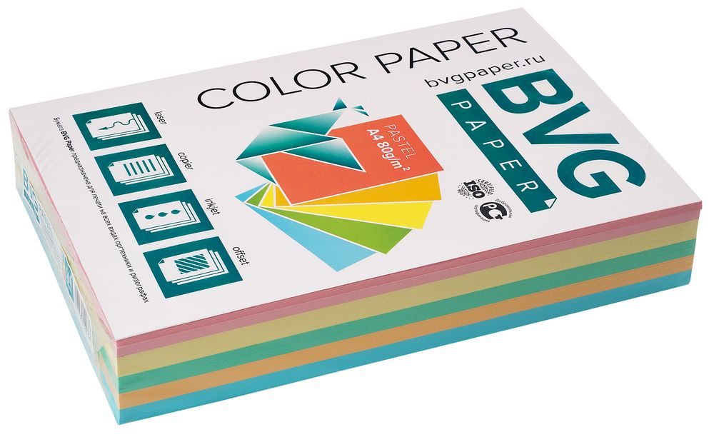 Цветная бумага для принтера купить в интернет-магазине СПб