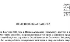 Что такое объяснительная записка